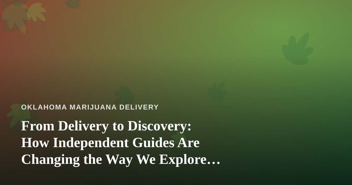 From Delivery to Discovery: How Independent Guides Are Changing the Way We Explore Cities